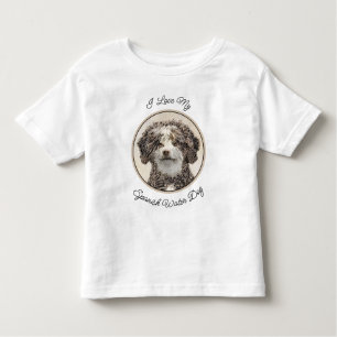 Spaans waterhondenschilderij - Kute Original Dog A Kinder Shirts