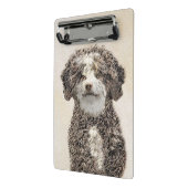 Spaans waterhondenschilderij - Kute Original Dog A Mini Klembord (Angled2)
