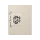 Spaans waterhondenschilderij - Kute Original Dog A Notitieblok (Linkerzijde)