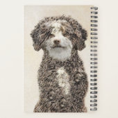 Spaans waterhondenschilderij - Kute Original Dog A Planner (Achterkant)