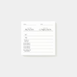 Spaans | Werkwoorden Vervoeging Praktijk Post-it® Notes