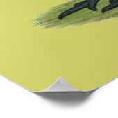 Spaans: witte hond poster (Hoek)