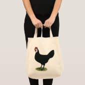Spaans: witte hond tote bag (Voorkant (product))