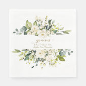 Spaans wondermiddel: witte bloemen meisje: Bautizo Servet (Voorkant)