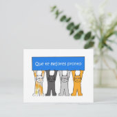 Spaans wordt snel beter briefkaart (Staand voorkant)