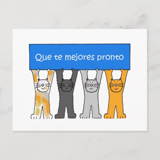 Spaans wordt snel beter briefkaart (Voorkant)
