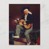 Spaans zanger - Edouard Manet Briefkaart (Voorkant)