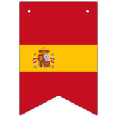 Spaans zeeslwerend spandoek vlaggetjes (Tweede vlag)