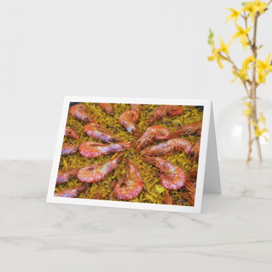 Spaans zeewiertje kaart (Gele Bloem)