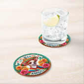 Spaans Zuidwesten WELKOM Ronde Kartonnen Onderzetter (Insitu)