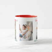 Spaanse 1e kerst als oma aangepaste 3 foto mok (Midden)