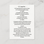 Spaanse Aankondiging Maagd Maria Angelus Gebed (Achterkant)