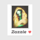 Spaanse Alien Senorita Sticker (Vel)