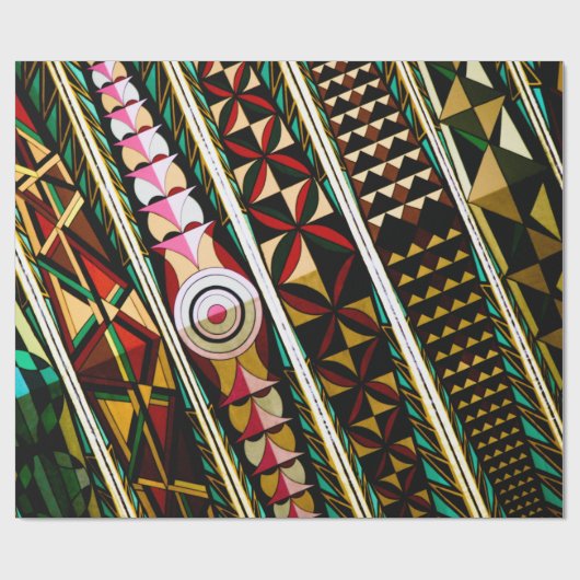 Spaanse architectuur cadeaupapier (Vlak)