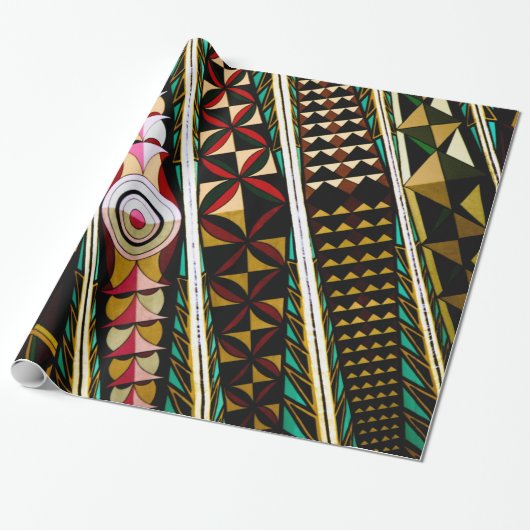 Spaanse architectuur cadeaupapier (Uitgerold)