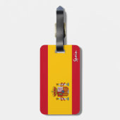 Spaanse Bagagelabels, patriottische vlag Bagagelabel (Achterkant verticaal)