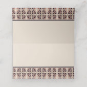 Spaanse bannenplank plaatskaartje (Binnenkant ongevouwen)