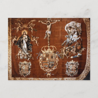 Spaanse banner van het Briefkaart Lepanto