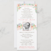 Spaanse Bautismo & Primer Añito, Baptism Birthday Kaart (Voorkant)