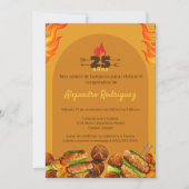 Spaanse BBQ Grill Elke leeftijd voor mannen Verjaa Kaart (Voorkant)