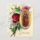 Spaanse begrafenissympathie Heilige Kaart Hartelij (Voorkant / Achterkant)
