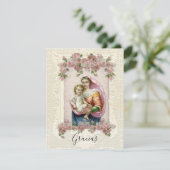 Spaanse begrafenissympathie Religie Bedankt (Staand voorkant)