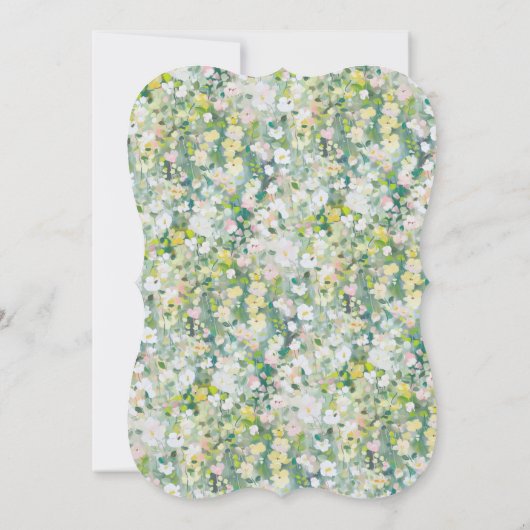 Spaanse bevestiging Meisjes Uitnodiging (Achterkant)