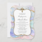 Spaanse bevestiging Meisjes Uitnodiging (Voorkant)