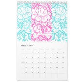 Spaanse bloemenprint kalender (Mar 2027)