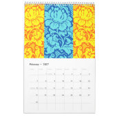 Spaanse bloemenprint kalender (Feb 2027)