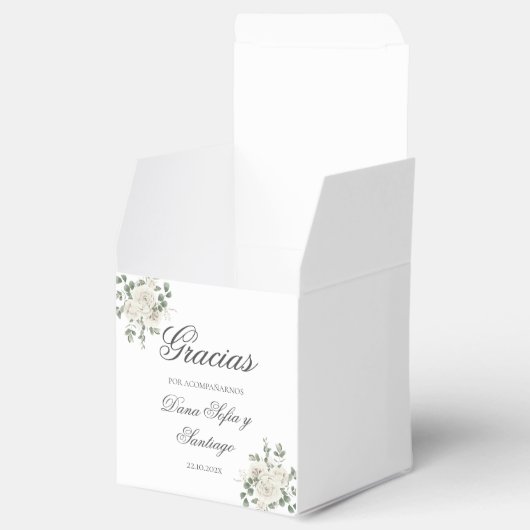 Spaanse Boho bruiloft Bedankdoosjes (Geopend)