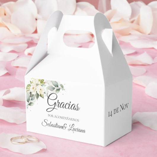 Spaanse Boho bruiloft Bedankdoosjes (Huwelijk)
