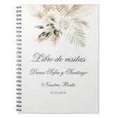 Spaanse Boho bruiloft gast Notitieboek (Voorkant)
