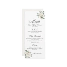 Spaanse Boho bruiloft Menu