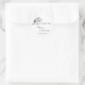 Spaanse Boho-huwelijk ronde sticker (Tas)