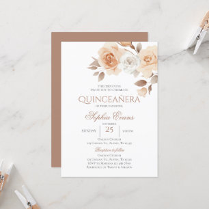 Spaanse Boho Quinceanera Kaart