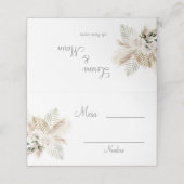 Spaanse Boho Trouwplaats Kaart Plaatskaartje (Buitenkant ongevouwen)