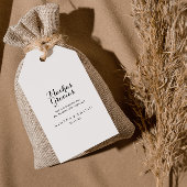 Spaanse bruiloft dank u cadeaulabel