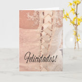 Spaanse bruiloft kaart (Gele Bloem)