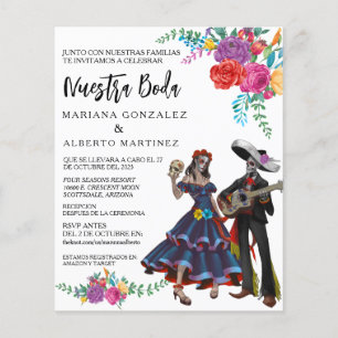 Spaanse bruiloft Nuestra Boda Day of Dead