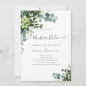 Spaanse bruiloft NUESTRA BODA Eucalyptus Greenery (Voorkant)