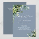 Spaanse bruiloft NUESTRA BODA Eucalyptus Greenery (Voorkant / Achterkant)