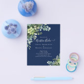 Spaanse Bruiloft NUESTRA BODA Eucalyptus Groene Tu Flyer (Enkel)