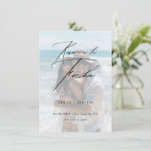 Spaanse bruiloft | Reserva La Fecha Foto Overlay Save The Date (Staand voorkant)