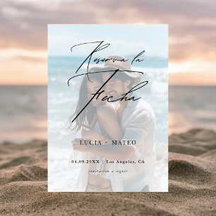 Spaanse bruiloft   Reserva La Fecha Foto Overlay Save The Date