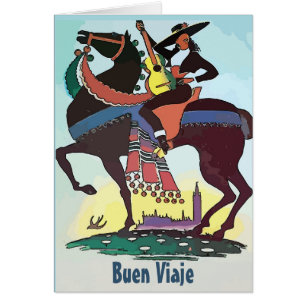 Spaanse Buen viaje-reiskaart