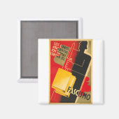 Spaanse Burgeroorlog Anarchist / Facisme Rare Post Magneet (Voorkant / Achterkant)