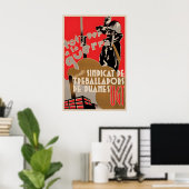 Spaanse Burgeroorlog Poster Alles voor de oorlog!  (Thuiskantoor)