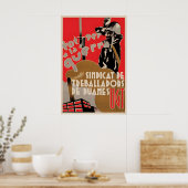Spaanse Burgeroorlog Poster Alles voor de oorlog!  (Keuken)
