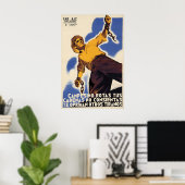 Spaanse Burgeroorlog Poster Boer, breek je (Thuiskantoor)